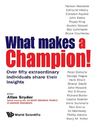 cover image of What Makes a Champion!